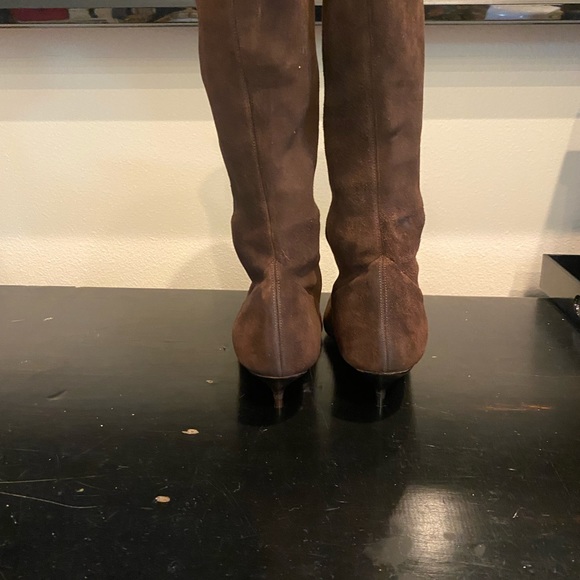 FENDI SUEDE BOOTS PREOWNED SIZE-7.5 - Picture 8 of 14